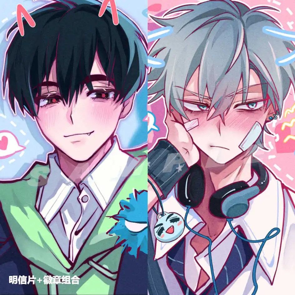 Anime Alien Stage Ivan Till Cosplay Cartoon Postcard Badge Emblem Pendant Brooch Mascot Ornament Ambitus Derivative  Gift