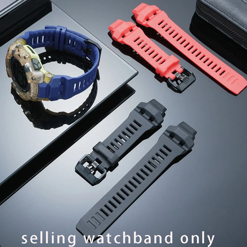 

Новый силиконовый ремешок для часов CASIO 3475, кошачий человек GBD-H1000, модифицированный силиконовый ремешок для часов из смолы, мужской браслет, ремень