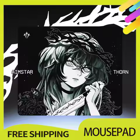 Aimstar Thorn Mousepad E-Sports Smooth Fps Gaming Mousepad 3.5mm Non-Slip Mouse Pad Gaming Accessories Customized Mousepad