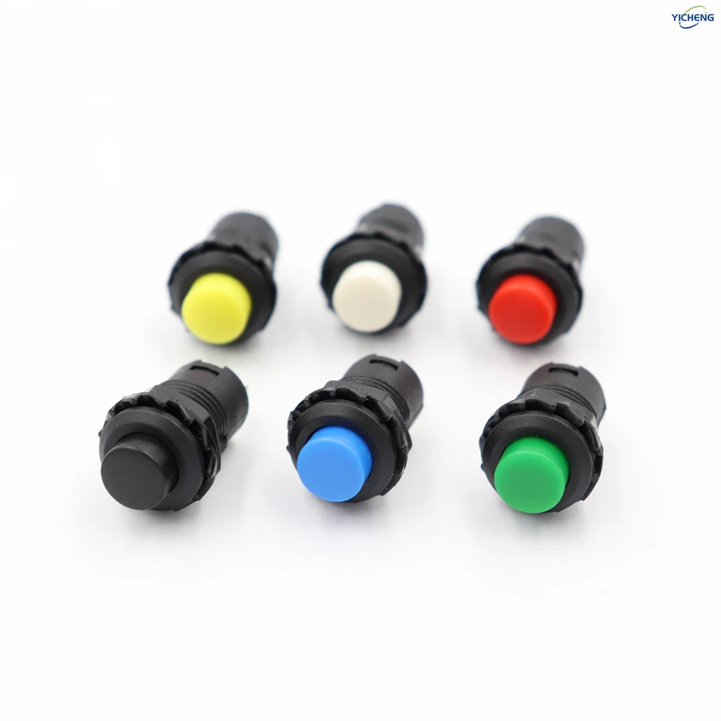 6pcs Self Locking /Momentary Pushbutton Switches OFF- ON Push Button Switch 3A /125VAC 1.5A/250VAC