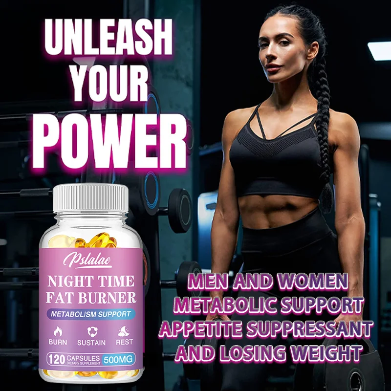 Night Time Fat Burner - Boost Metabolism, Suppress Appetite Diet，Healthy Weight Management