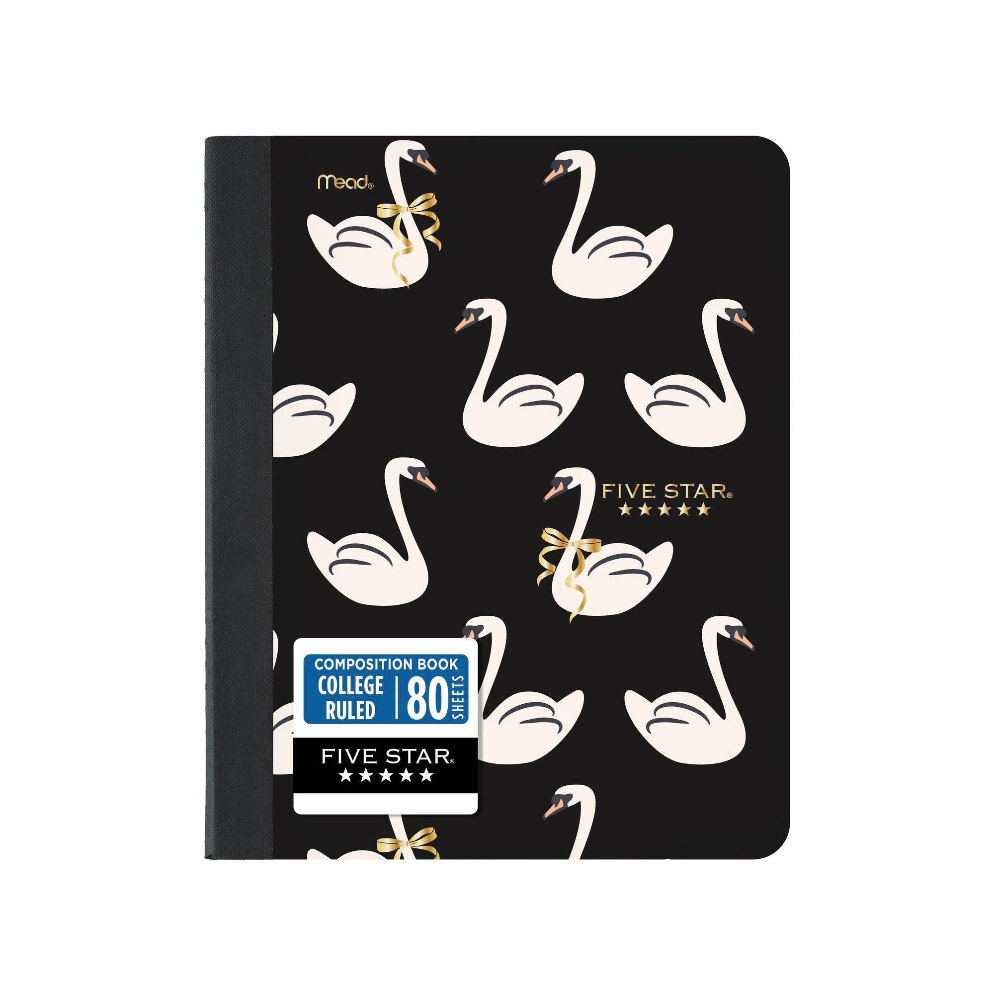 7.5"x9.75" Active College Ruled Composition Book Swan