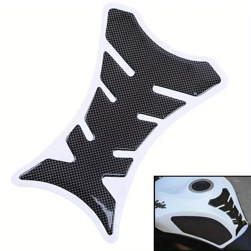 Universal Carbon Fiber Motorcycle Tank Pad Protector Racing Sticker for Honda Suzuki Yamaha Kawasaki KTM Hayabusa 1pc