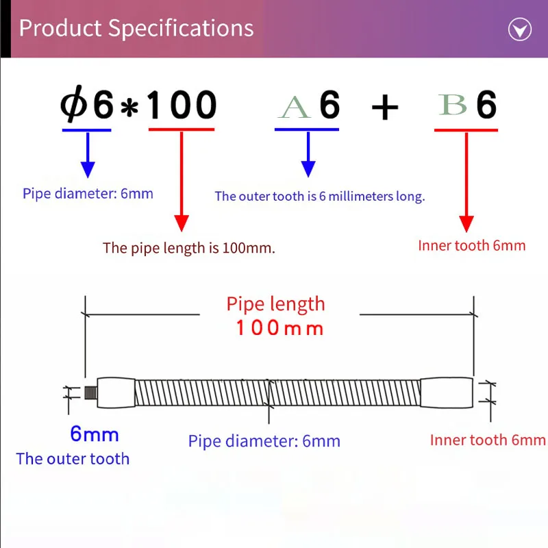 Metal Positioning Hose Universal Gooseneck Tube for Working Lamp Fittings Lighting DIY Accessories M6 M8-M15 Bendable Stay Rod