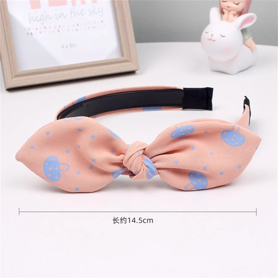 New Fashion Girls Cute Colors Flower rabbit ears Bow Hairbands Children Lovely Sweet Hair Hoop Headbands Kids Hair Accessories