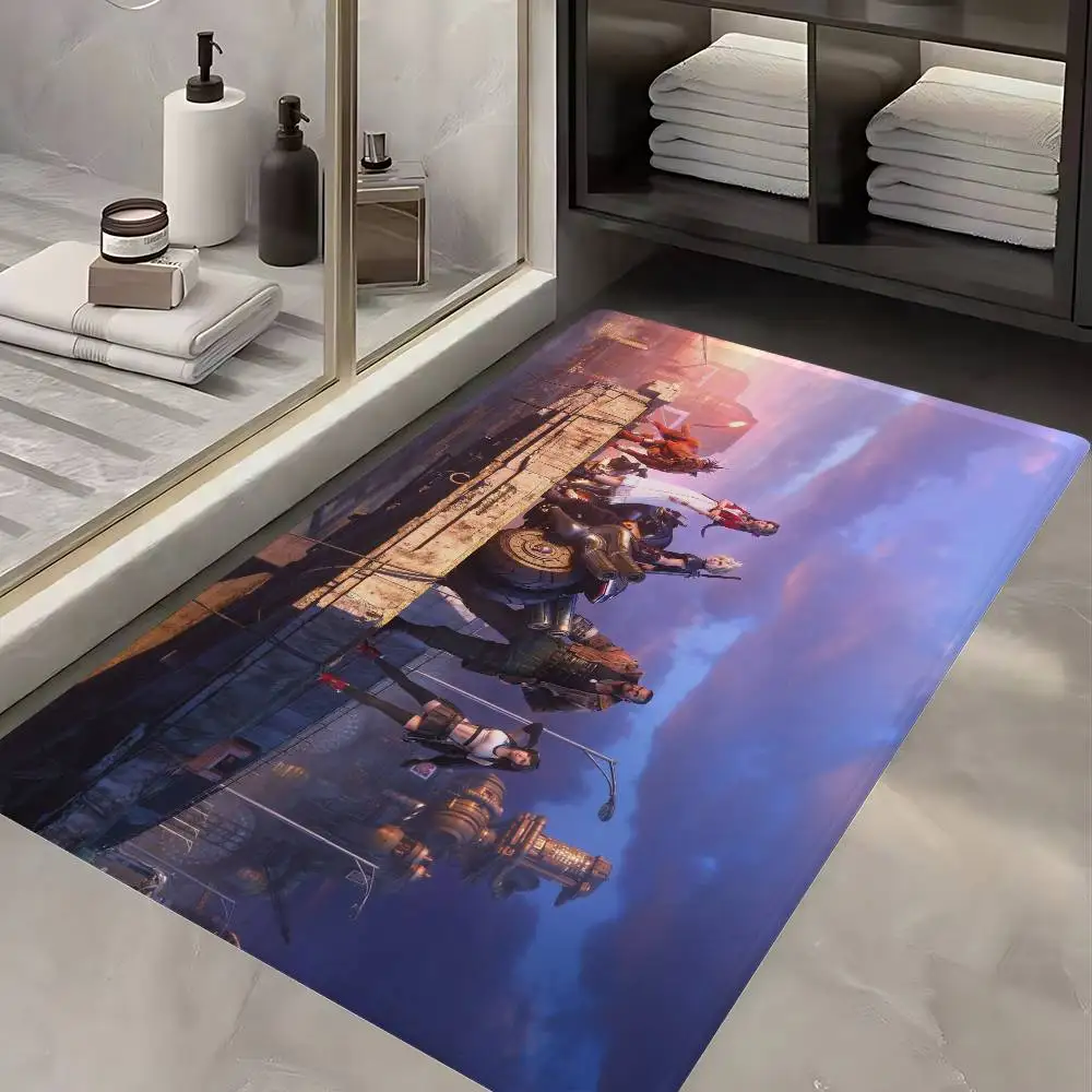 Game Final Fantasy Entrance Door Mat Washable Non-Slip Living Room Sofa Chairs Area Mat Kitchen Welcome Doormat