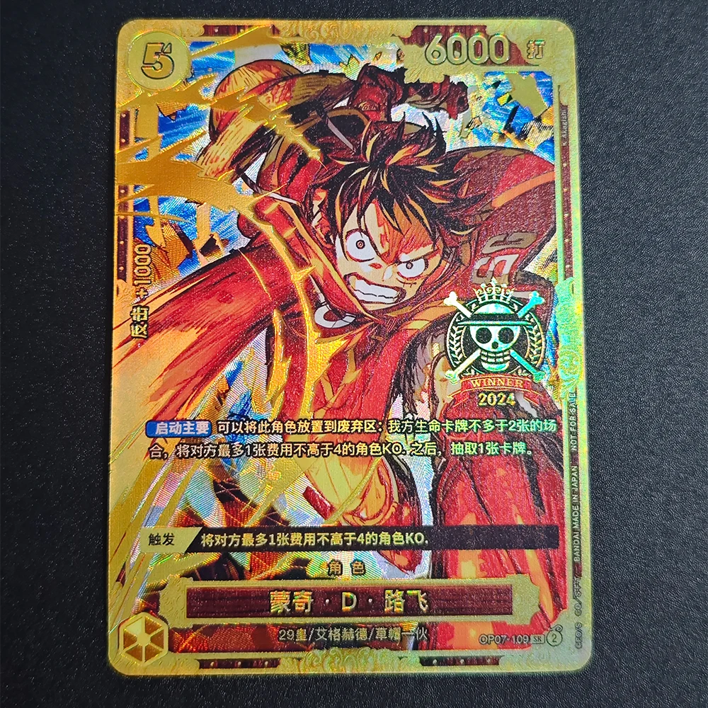 Anime OPCG Collezione Leader di carte Roronoa Zoro Parallel OP12-020 L Legacy of The Master Card Inglese Full Art Texturizzato Regalo Giocattolo