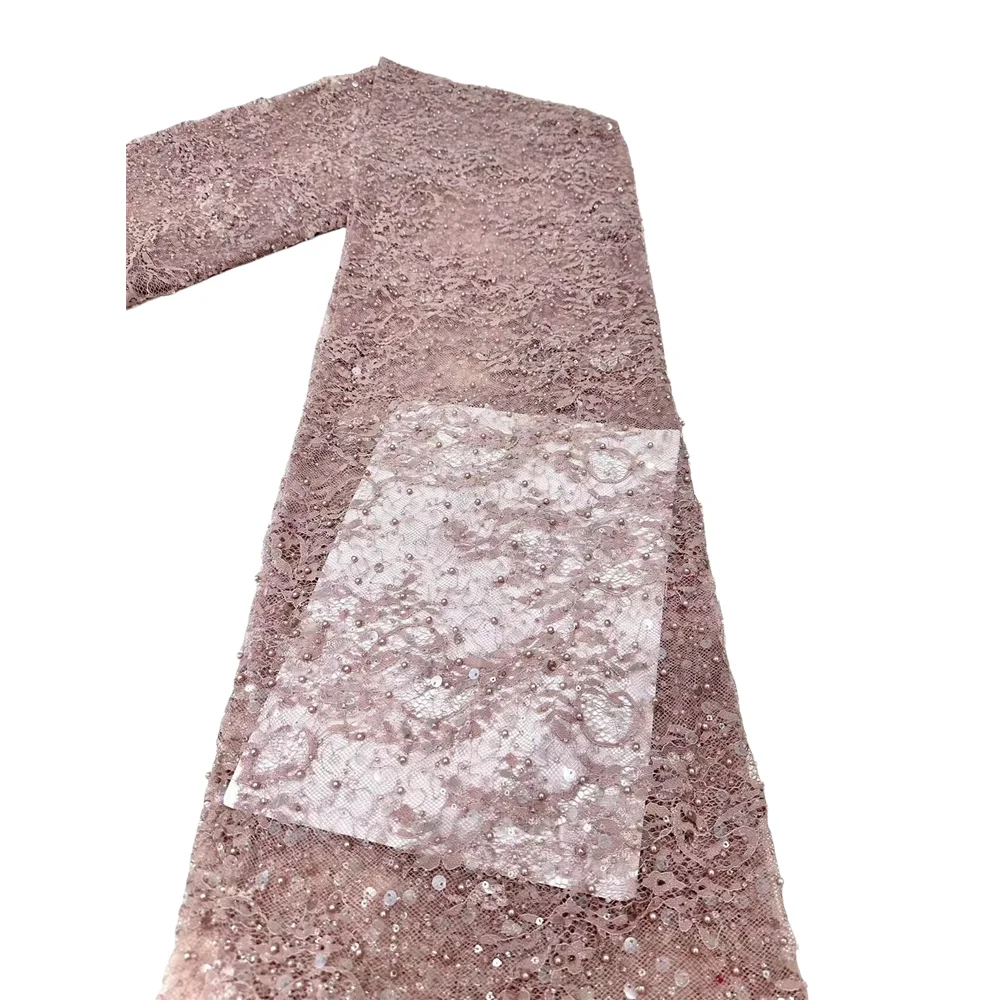 

Embroidery Tulle Lace with Sequins, Evening Dress Fabric, SYJ-1406182