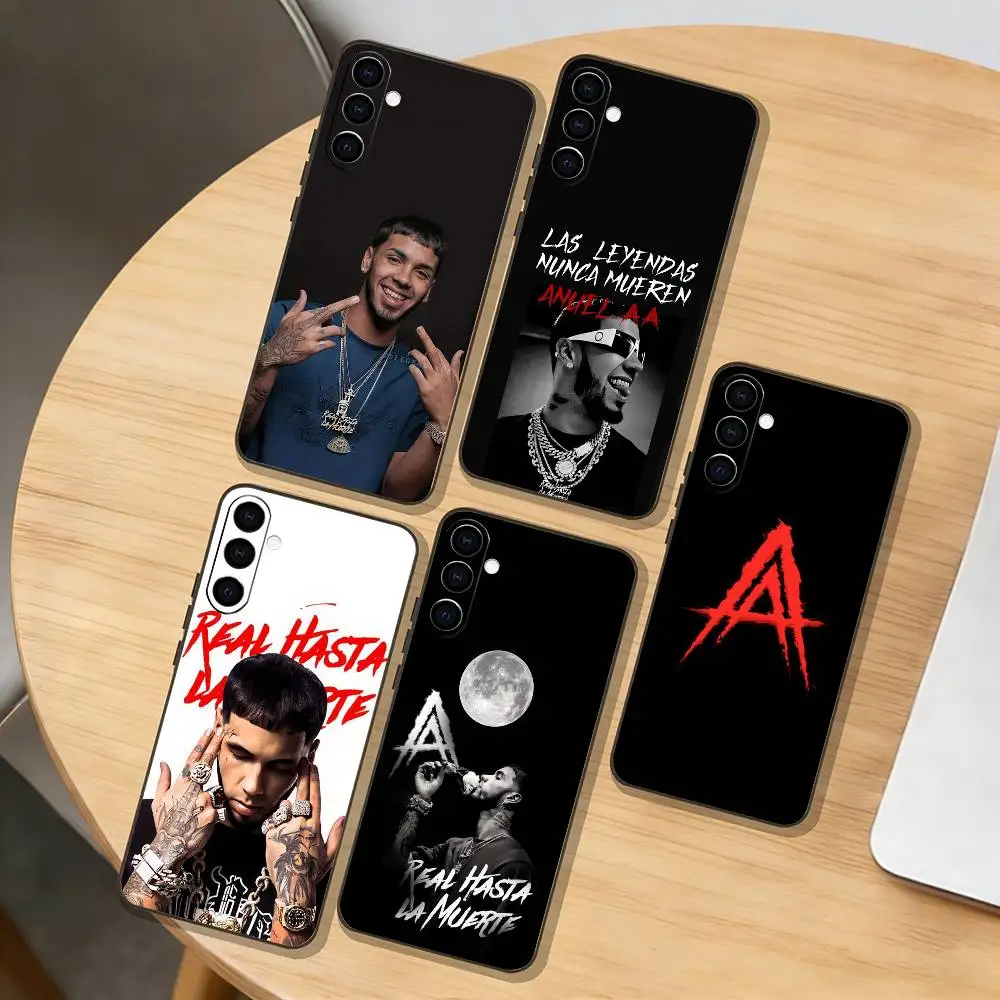 

Rapper A- Anuel AA Re Phone Case For Samsung Galaxy A73,A72,A71,A70,A53,A52,A51,Others Soft Black Cover