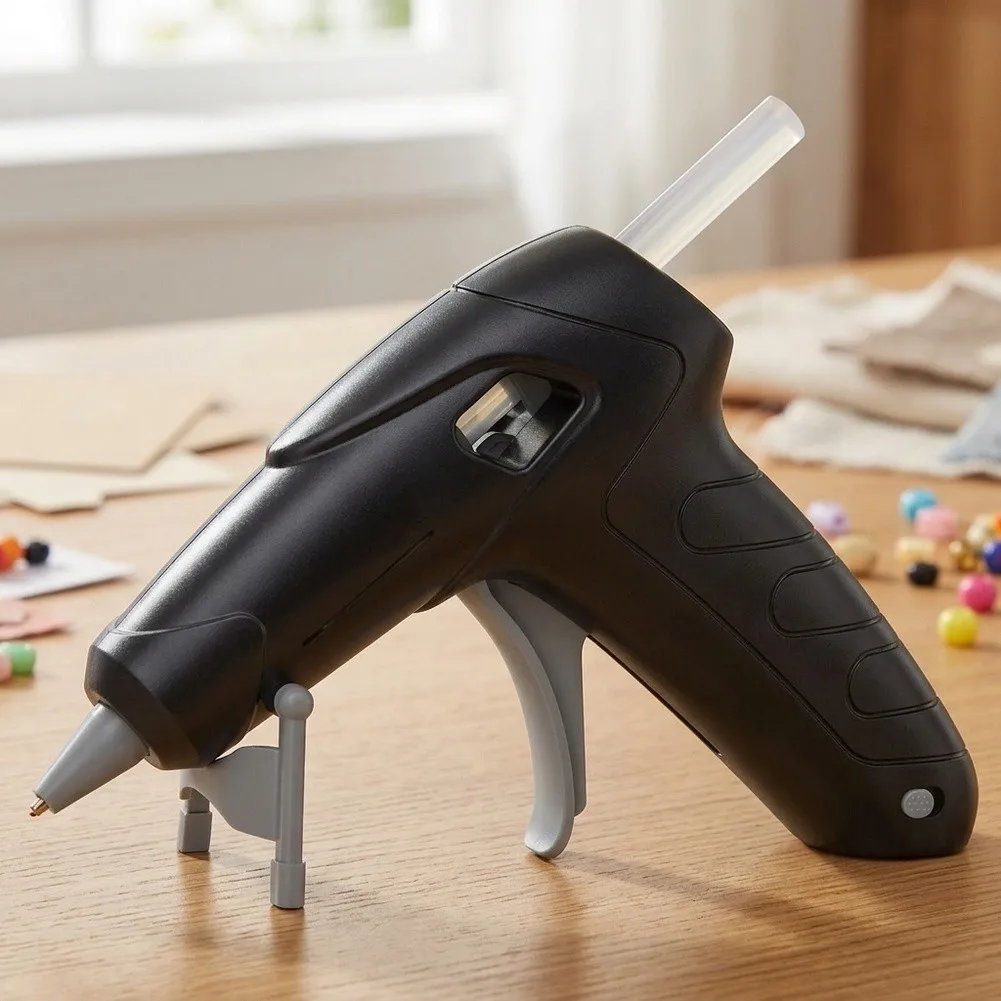 Cordless Hot Glue with Ergonomic Trigger and Stable Base for Safe Gluing Experience Adult Supervision Recommended