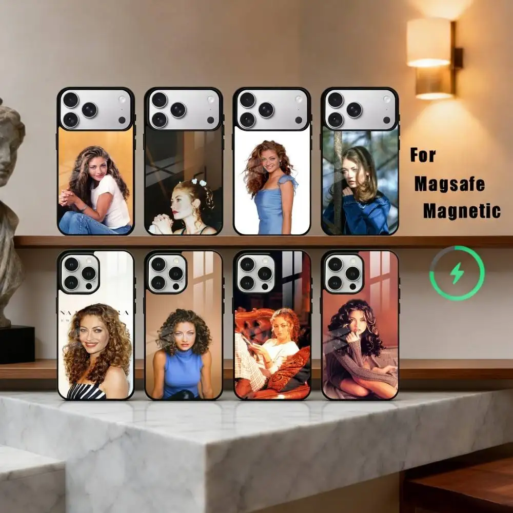 

R-Rebecca G-Gayheart Actress Phone Case For iPhone 17,16,15,14,13,12,Plus,Pro,Max for Magsafe Magnetic Wireless Charging