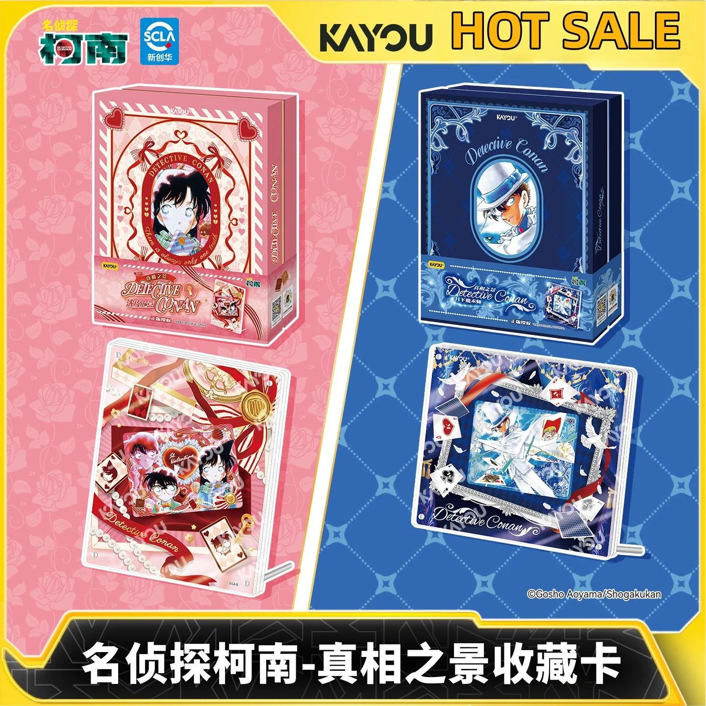 

Лидер продаж, оригинальные на складе карты Kayou Detective Conan, сцена истины, коллекционное издание, кирпич, подарок на день рождения