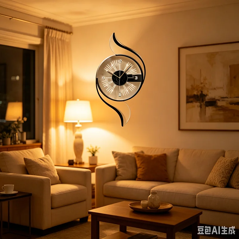 Lounge Creative Clock Wall Clear Unique European Decoration Fashion Cute Wall Watch Interior Reloj Pared Lounge Suite Furniture
