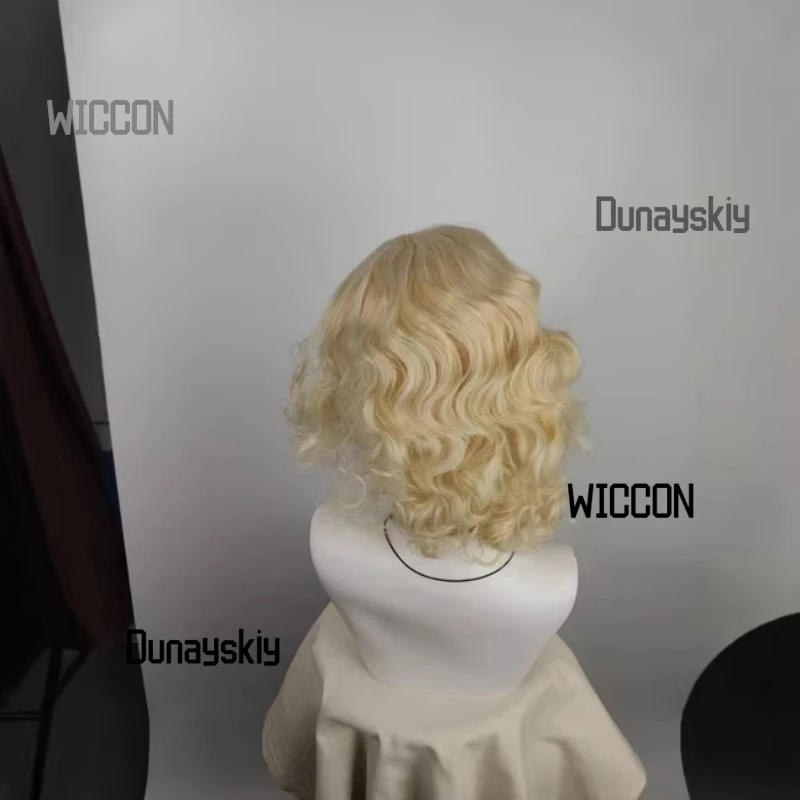 New TV Movie El Women Girls Cosplay Costumes Wig Eleven Pink Dress Skirt Socks Golden Short Curly Hair Party Daily Carnival - view 6