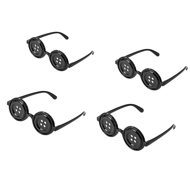 Halloween costume, button-eye glasses for party decoration