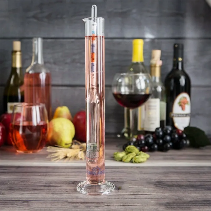 Sugar Beer Malt Juice Densimeter 0.990-1.160 Brix Hydrometer Sugar Density Measurement 3 in 1 Triple Scale Saccharimeter 5 PCS