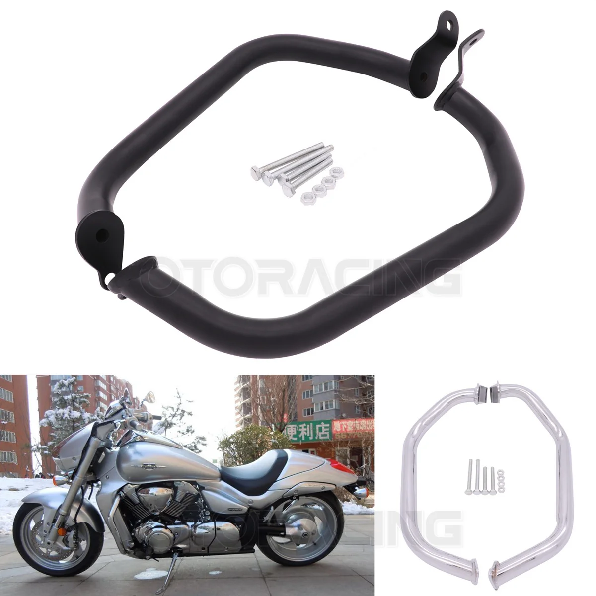 Motorcycle Bumper Engine Guard Crash Bar For Suzuki Boulevard M109R VZR1800 2006-2023