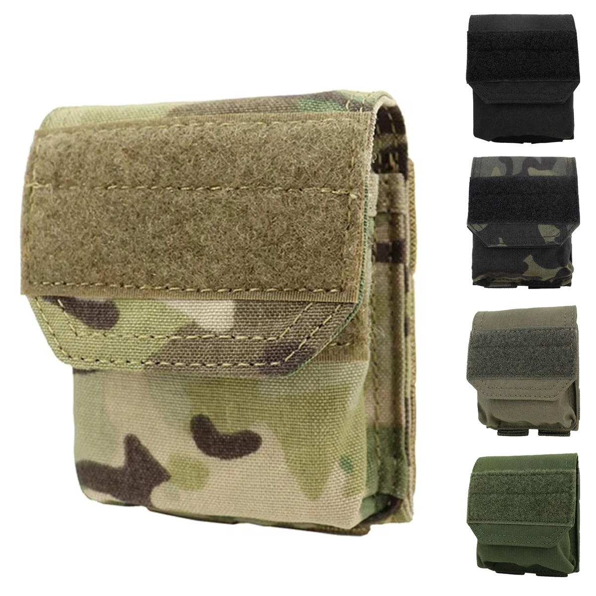 

Tactical Cigarette Pack Molle Tissue Pack Sundries Bag Paired with Backpack Vest Waist Seal for Hunting Gear Accessories Bag