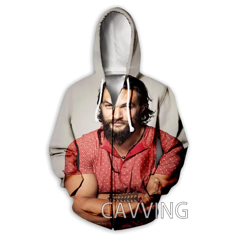 

CAVVING 3D Printed Jason Momoa Zipper Hoodies Zip Hooded Sweatshirt Harajuku Hoodie Sweatshirt for Men/women