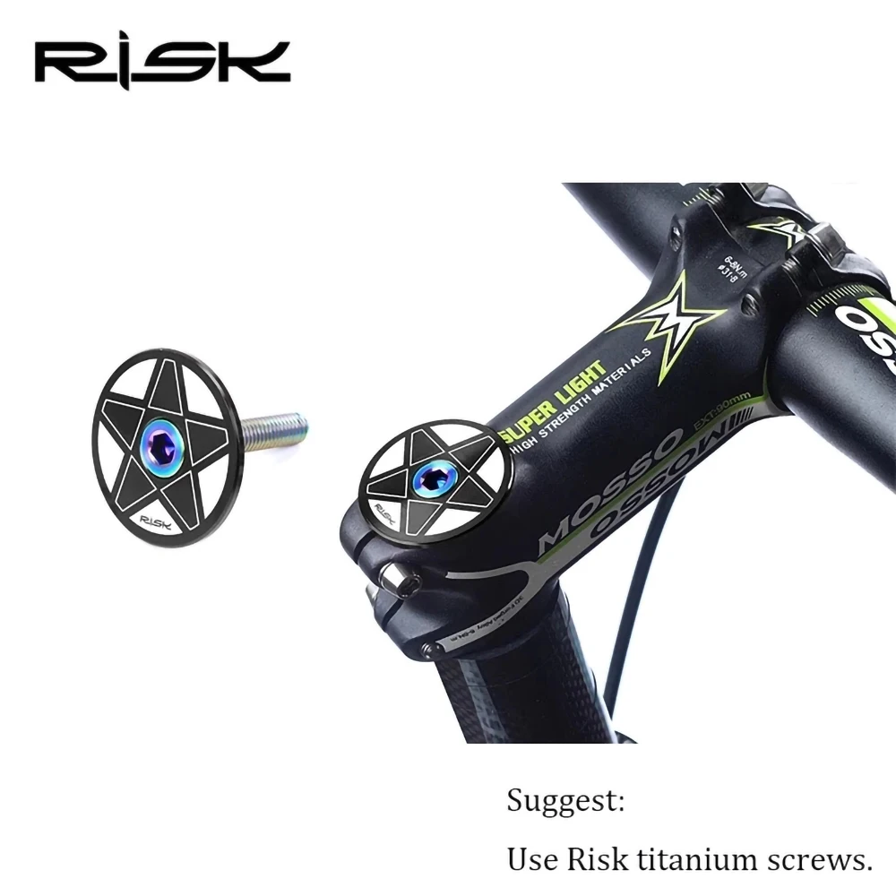 RISK DH-44F Mountain Road Bicycle External Headset For 44mm With 28.6mm Straight Fork or 1.5 Taper Pipe Fork Bicycle Accessories