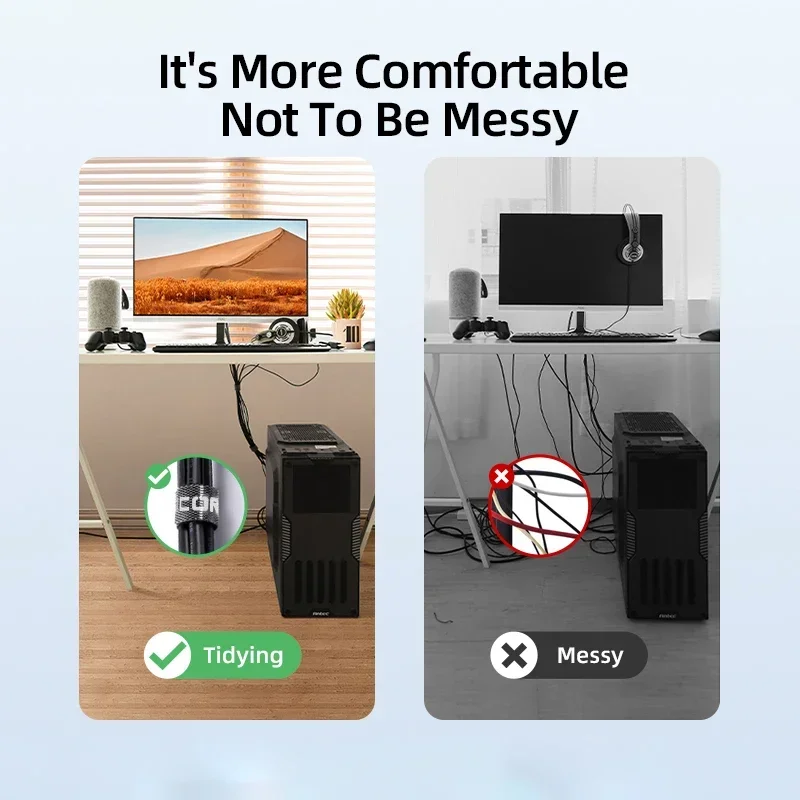 حامل كابل إدارة الكابلات ، حماية الأسلاك ، حامي الشاحن ، الهاتف الخلوي ، سماعة رأس الماوس ، 3 لفة ، 5 متر ، جديد #6