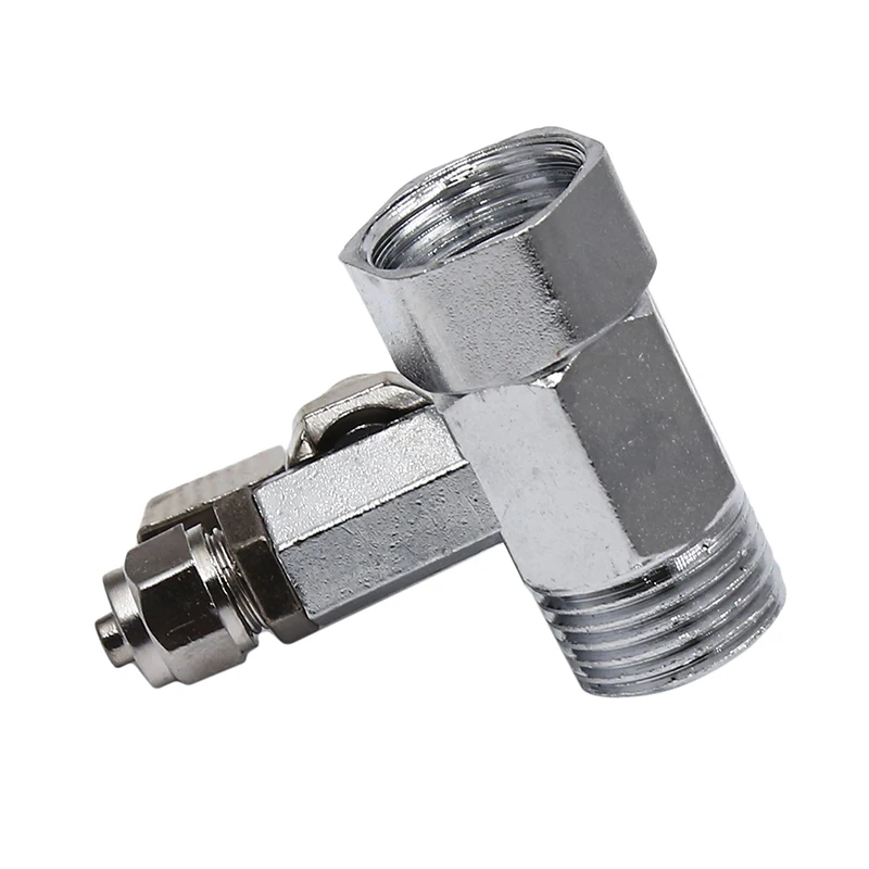 Water Inlet Tee Two-piece Universal Joint  Integrated Water Inlet Tee Ball Valve Switch Faucet Joint Water Purifier Accessories