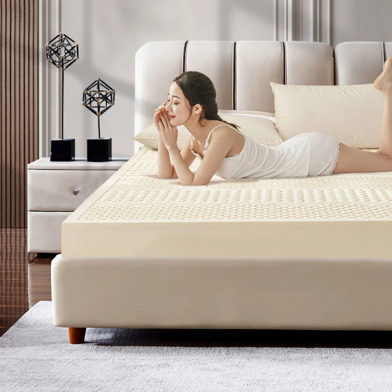 Industrial Design Mattress Imported Natural Rubber Pure Hotel Mattress Soft and Comfortable Mattress Colchao Latex Home