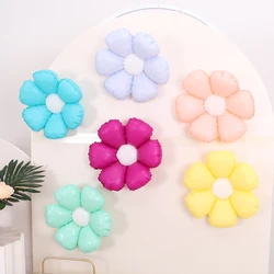 6 pieces, Sunflower Balloon - Candy Colored Daisy Flower Aluminum Film Balloon, Wedding Birthday Party Mother's Day Decoration