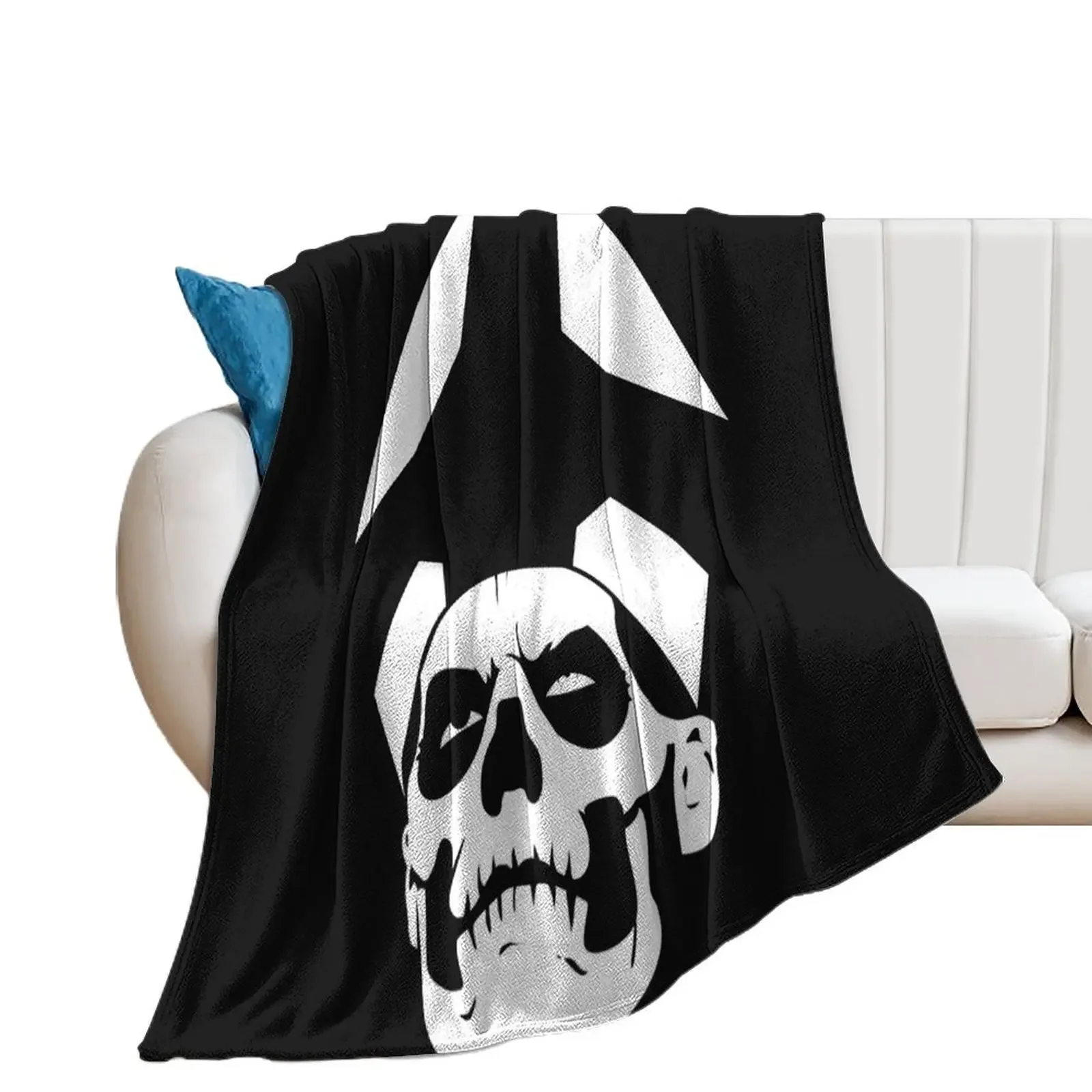 Ghost - Papa Emeritus II - minimaliste T-shirt essentiel Throw Blanket Thermals For Travel Vintage Thins Baby Blankets