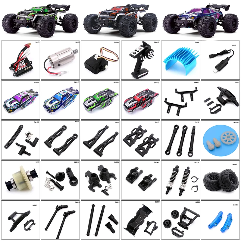 High Speed 1/16 4WD RC Car Racing Parts Kit for SCY 16101 16102 16103 16201 Original Spare Receiver Parts 50Km/h