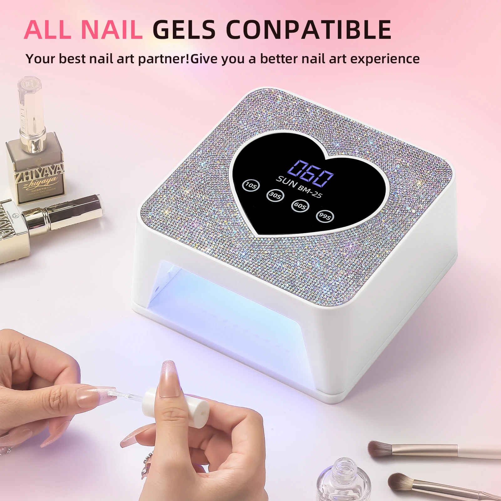 Professional 21LED Nail Lamp U - đánh giá và giá Photography Lighting Gel