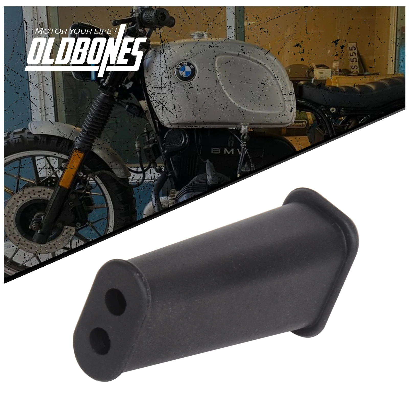 Oldbones 1PC Throttle Control Cable Rubber Two Wires Housing Airheads For BMW R60 R65 R75 R80 R90 R100