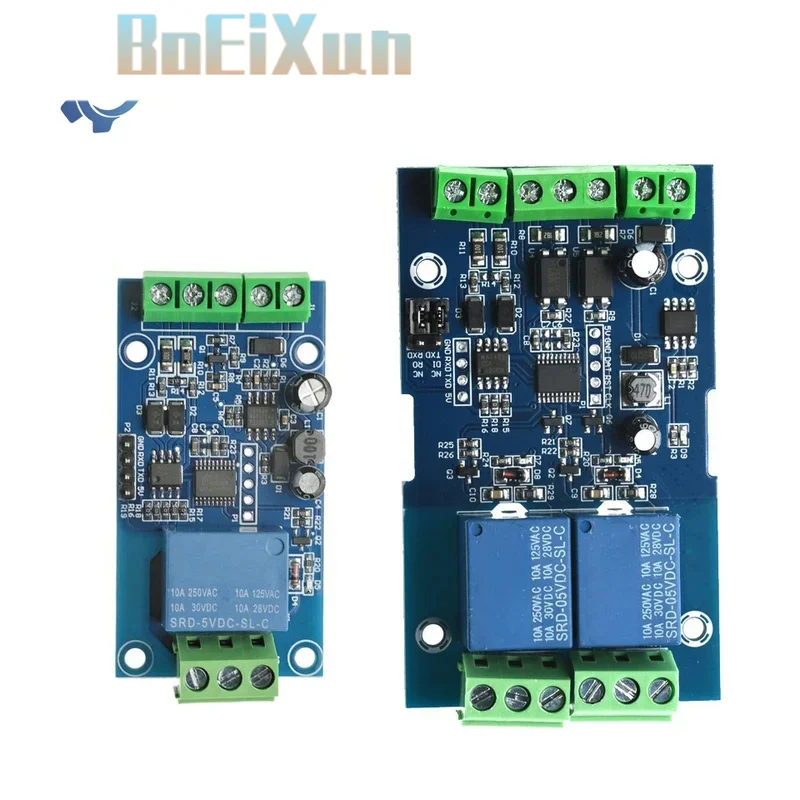Modbus-RTU Single/multiple Relay Module Supports RS485/RS232