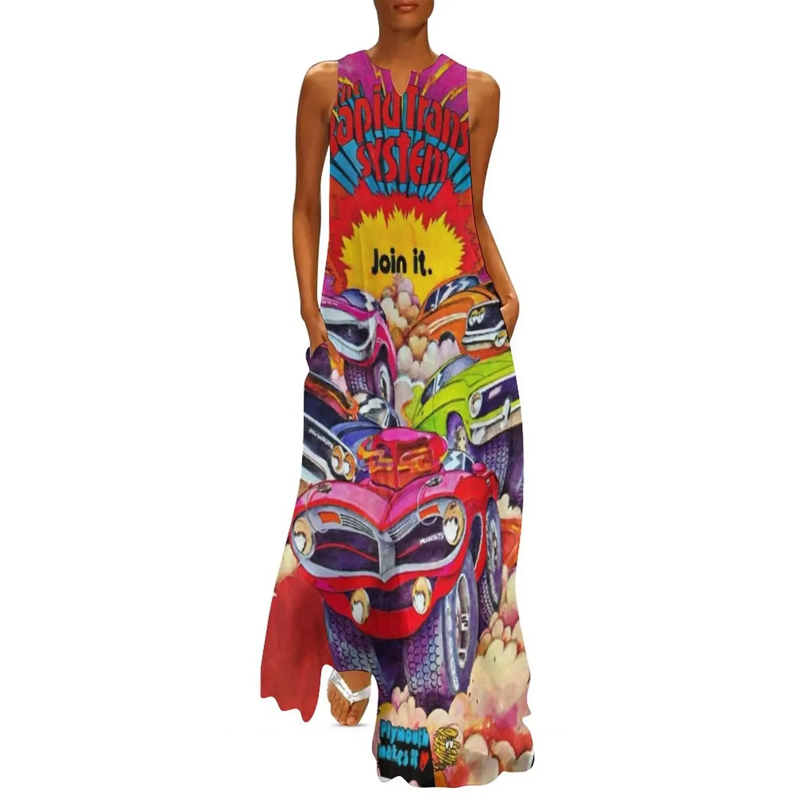 

The Rapid Transit System Long Dress elegant dress birthday dress for women women's summer jumpsuit womens clothing