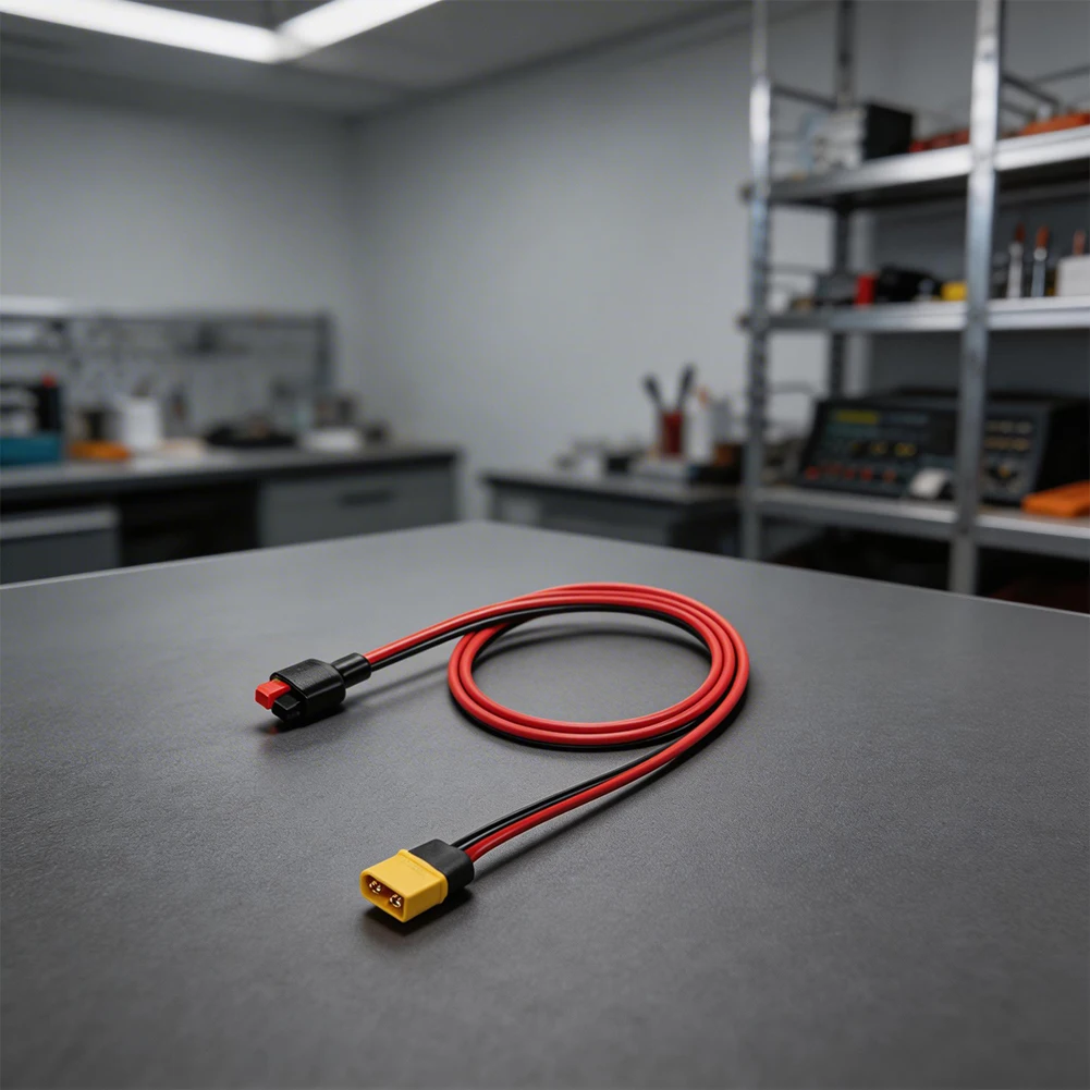 

Кабель-удлинитель 12AWG для XT60 (штекер) к солнечной панели, 30А, 1м, для кемпинга и активного отдыха