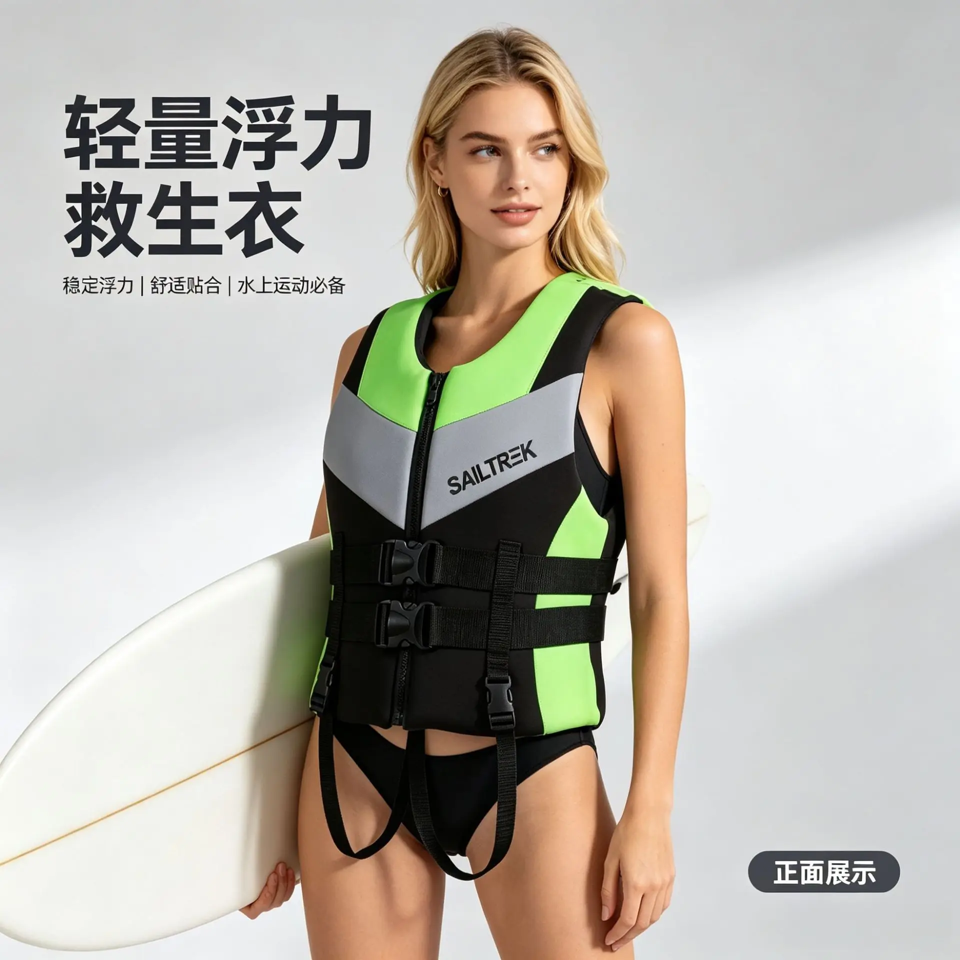 Super buoyancy jacket life jacket swimming motorboat anti-collision fishing life vest anti-collision body jacket view 4