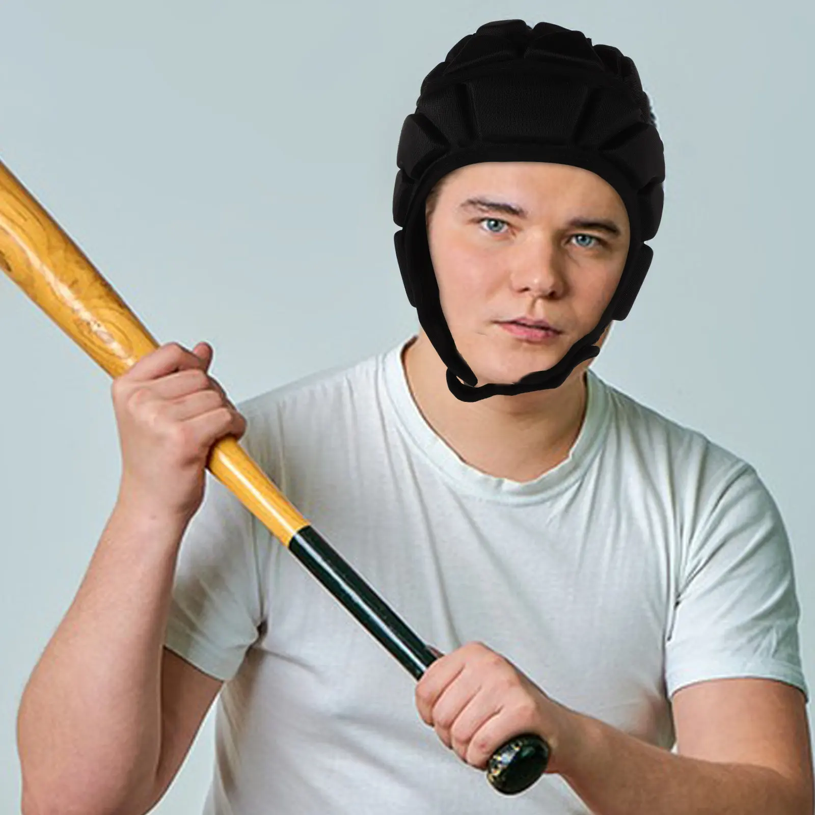 

Регулируемый мягкий футбольный шлем для молодежи и взрослых - дышащий защитный головной убор для футбола, бейсбола, регби, флаг-футбола