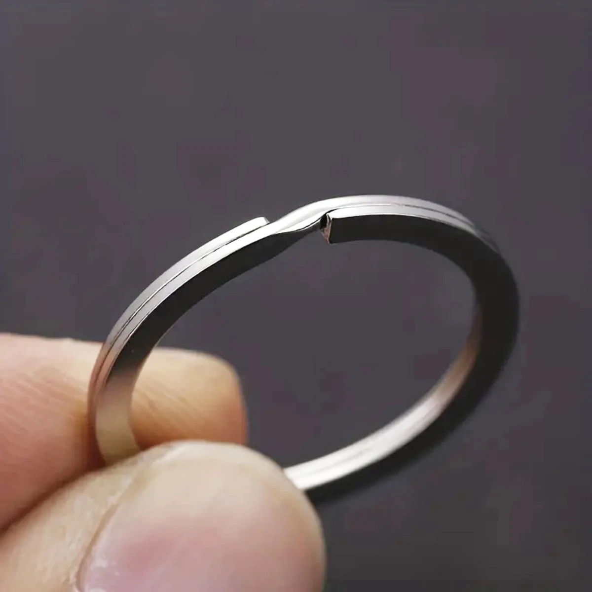 1-50pcs stainless steel split keychain 0.98-inch jump ring, keychain making, hardware accessories DIY handmade jewelry making image 4