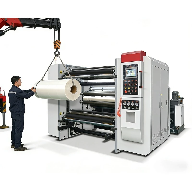 High Speed Roll to Roll Paper Slitting Rewinding Machine for Paper Processing & Cutting