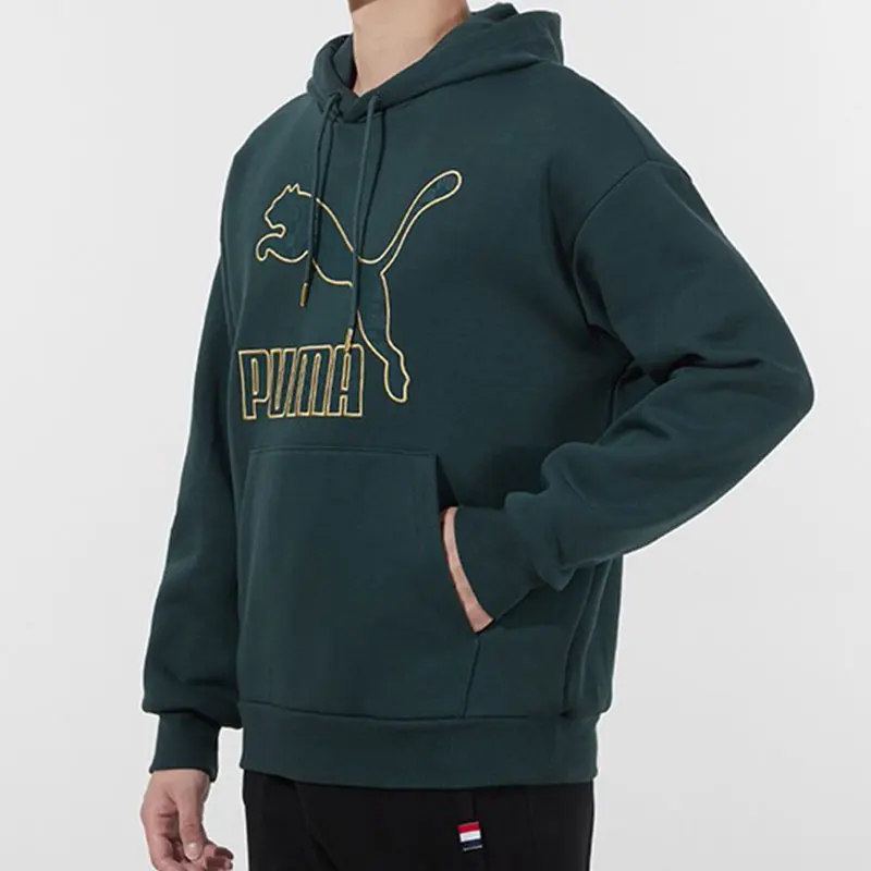 

Оригинальная мужская спортивная толстовка с капюшоном и большим логотипом Puma 534408-80