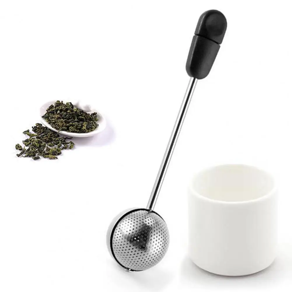 

Rotatable Tea Infuser 304 Stainless Steel Tea Filter Long Handle Tea Spoon Tea Strainer infusor de te ситечко для заварки чая