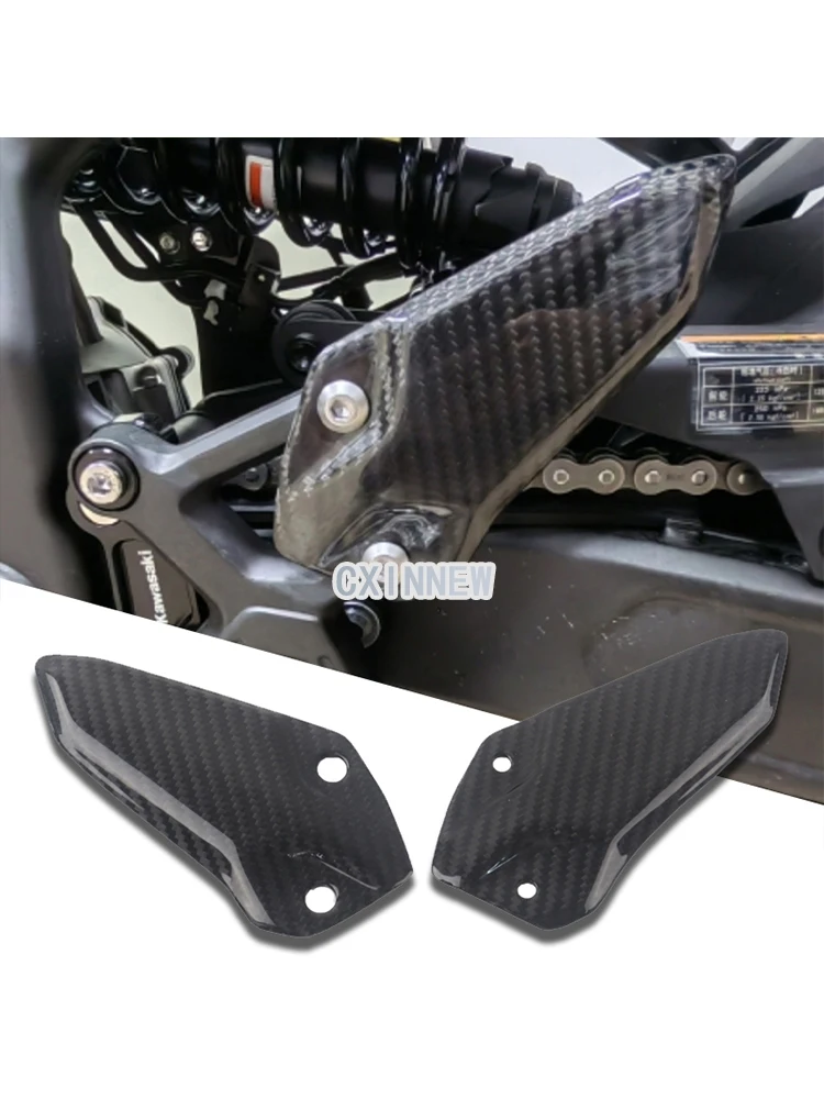 

Carbon Fiber For KAWASAKI ZX4R ZX4RR ZX25R ZX-4R ZX-4RR ZX-25R Motorcycle Pedal Guard Rear Pedal Guard Heel Plate Decorative