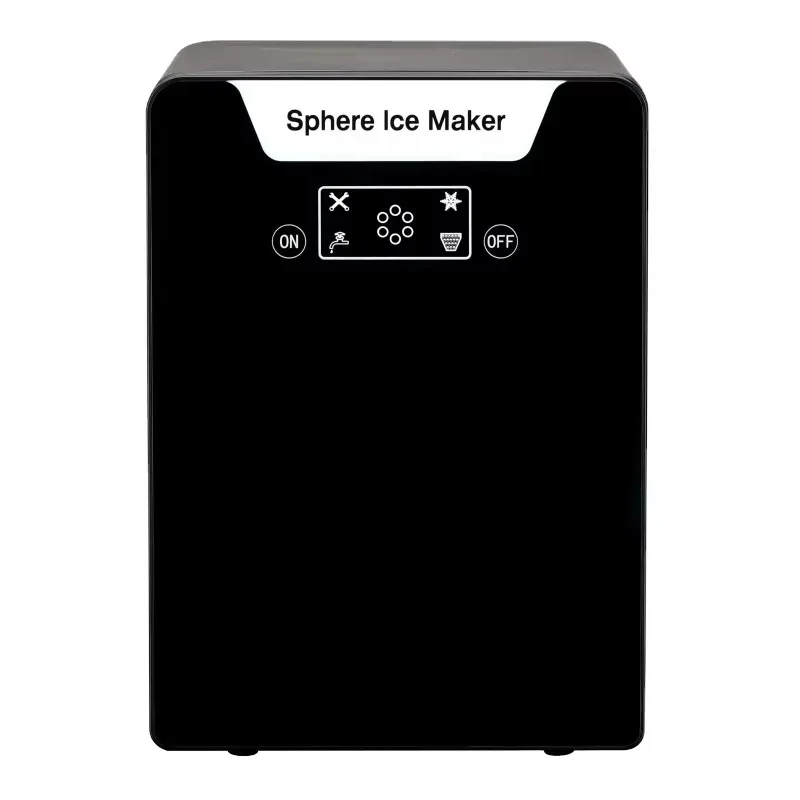 Counter Top Home Sphere Ice Machine Crystal Ice Ball 4Pcs Per Cycle 160Pcs and 10Kgs Per Day for Cocktails Drinks Whiskey