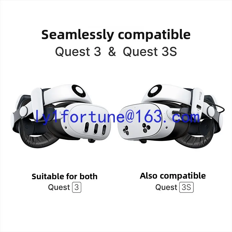 S3PRO headband is suitable for oculus quest3 and quest3s headwear accessories.battery lasts for a long time,and it is convenient