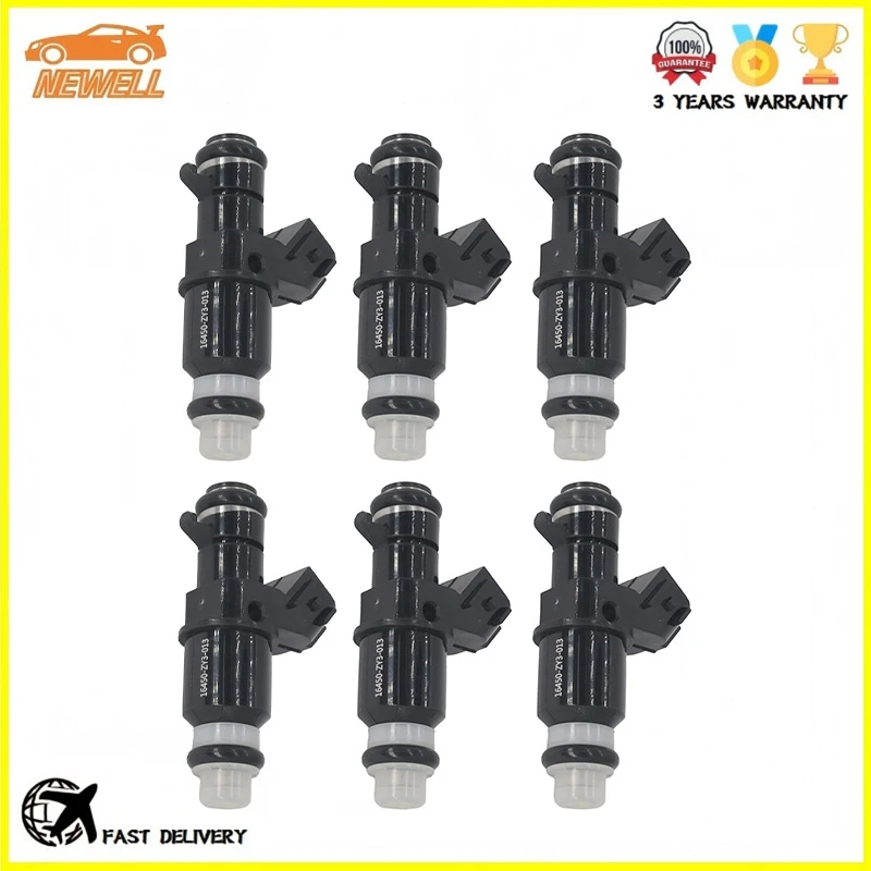 6pcs 16450-ZY3-013 16450ZY3013 Fuel injector For Honda Marine 4 Stroke 175HP 200HP 225 HP 2002-2005 Outboard Engine