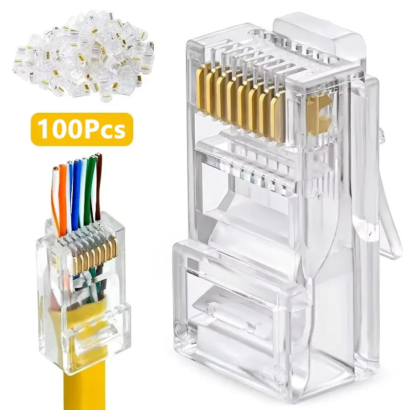100Pcs RJ45 RJ-45 E…