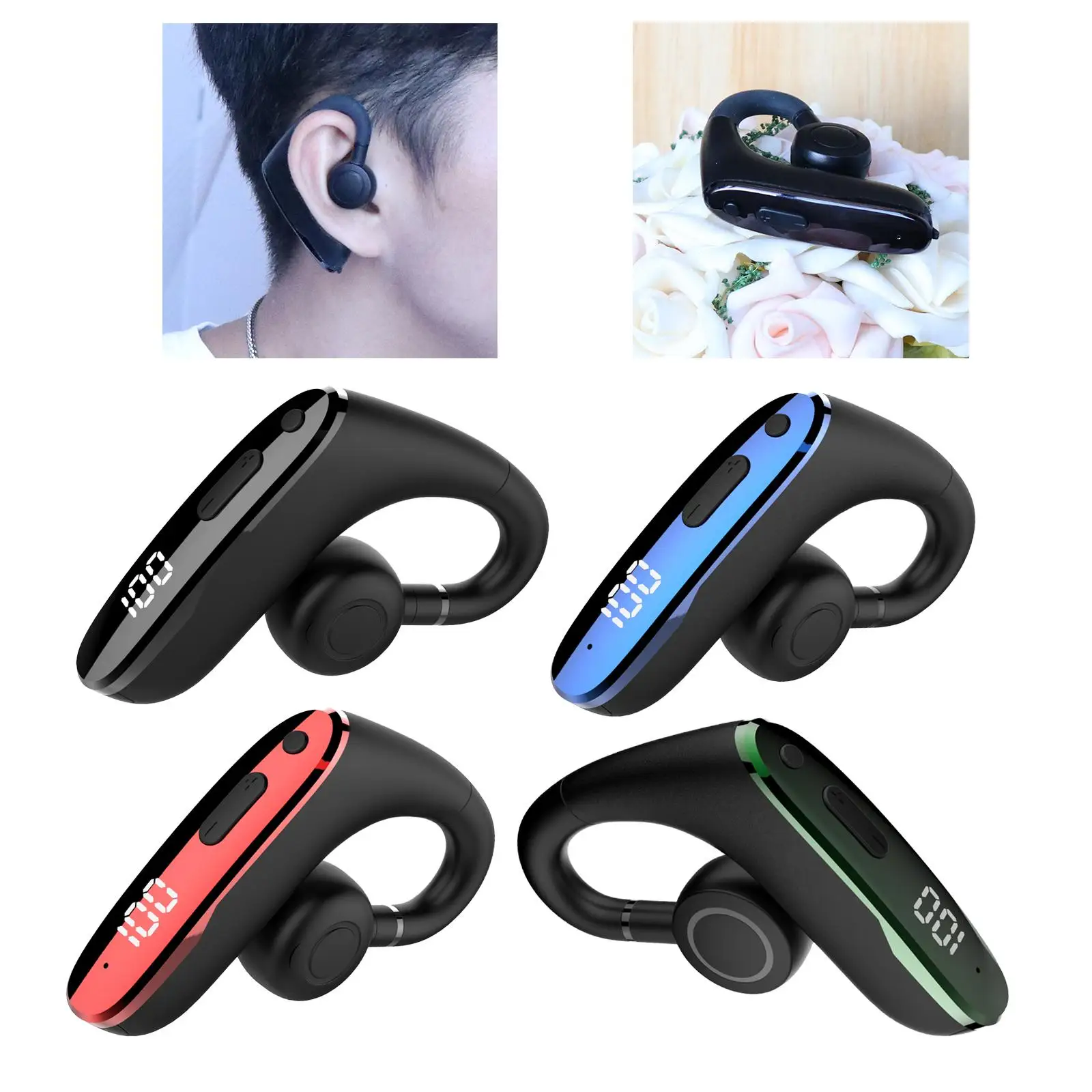 Bluetooth Headphones 12 Hour Playtime Waterproof IPX 5 Stereo for Driving