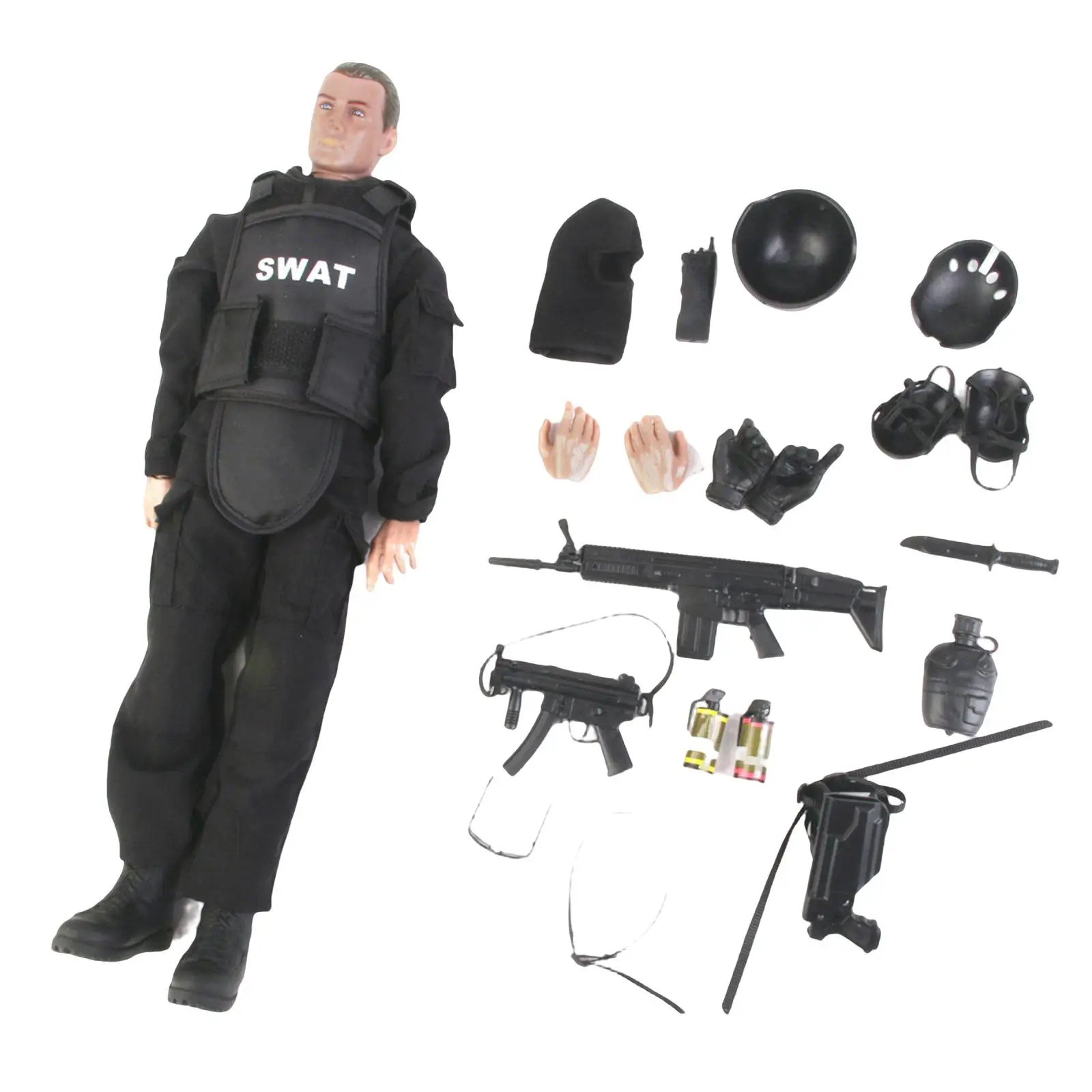 Army Action Figure with Interchangeable Hands 1 6 Scale Soldier Model Toy for Fans Collection