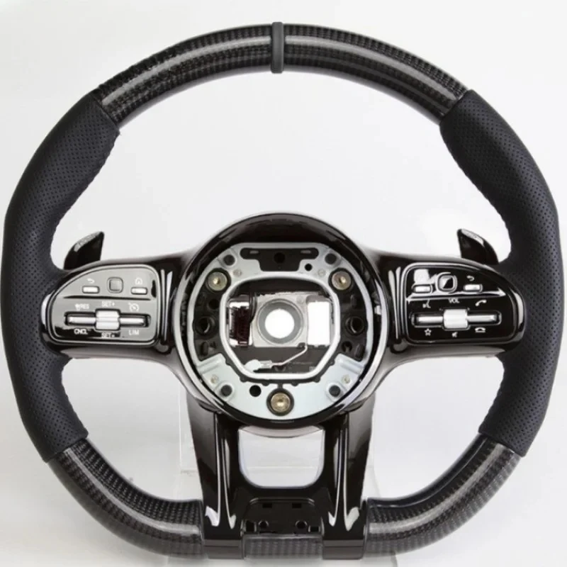 TOP-Border Direct Sales Carbon Fiber D-Type Car Modified Racing Competition Steering Wheel Wi