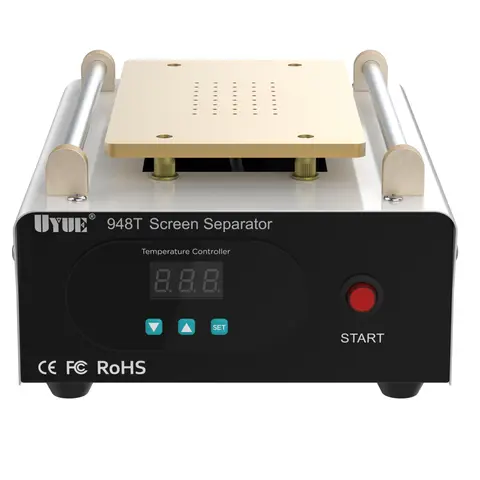 UYUE 948T 40 °-200 °C 400W 최대 8 인치 휴대폰 터치 스크린 가열 분리기 내장 진공 펌프 장비 LCD 제거 수리 Best5